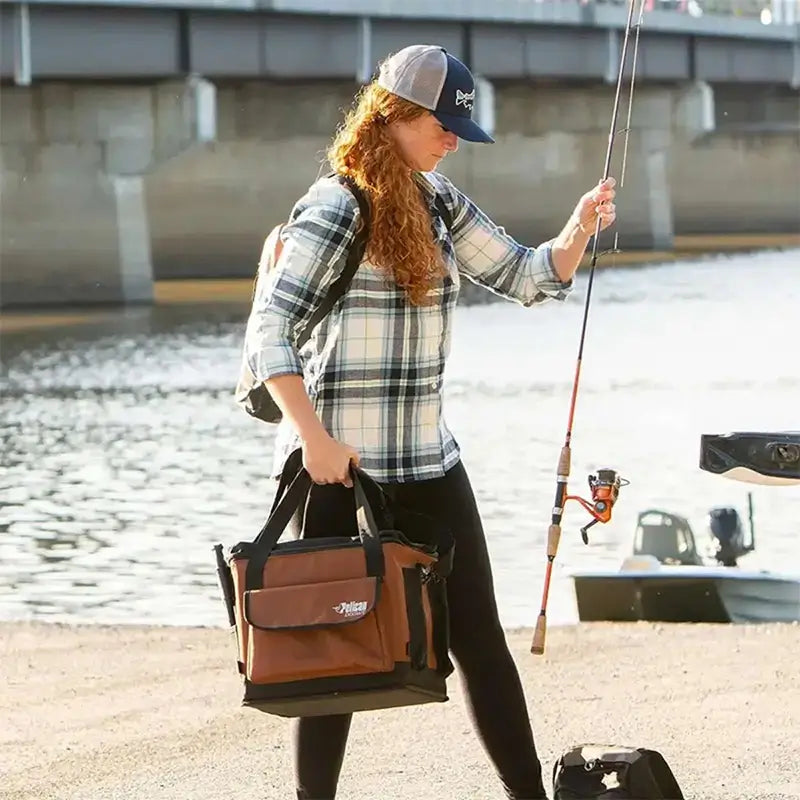 Exocrate Fishing Crate Bag in Terra