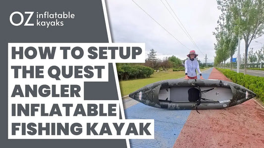 How to setup the Jaspara Quest Angler Inflatable Fishing Kayak