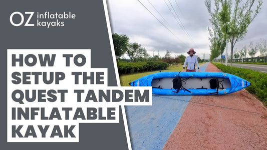 How to setup the Jaspara Quest Tandem Inflatable Kayak