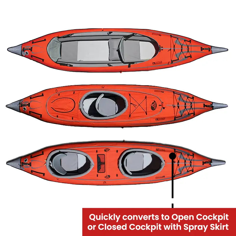 AdvancedFrame Convertible Elite Kayak Converted
