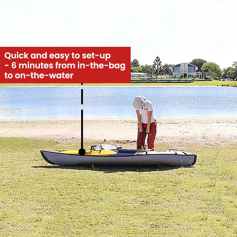 AdvancedFrame Elite Kayak 6 minustes Set Up time
