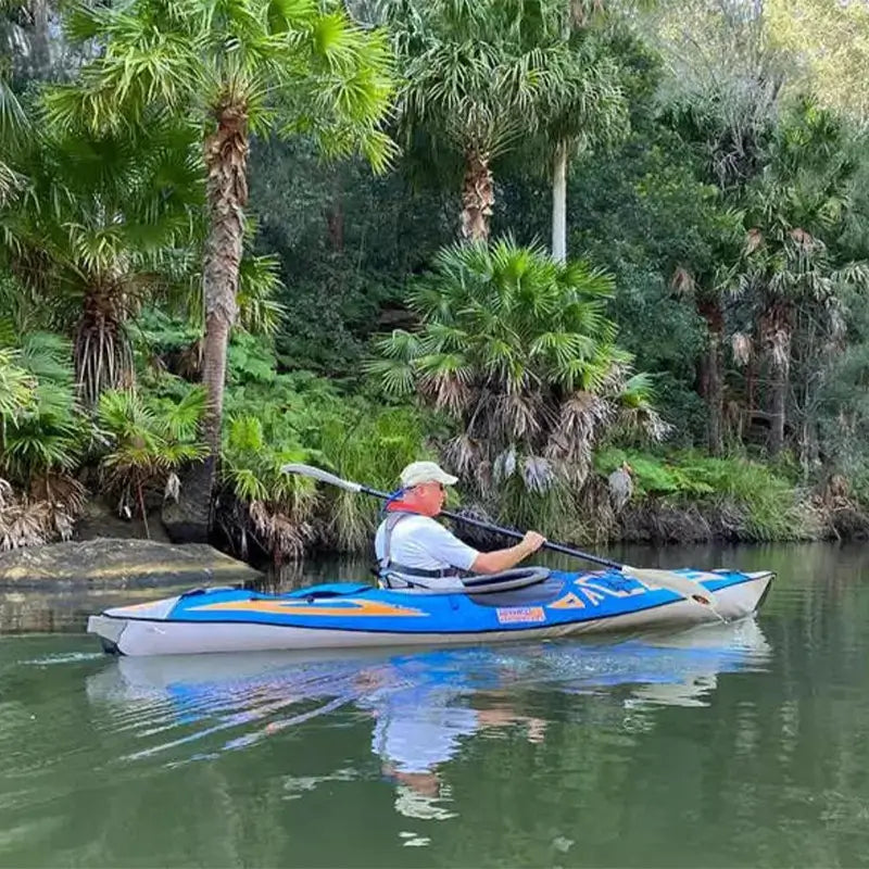 AdvancedFrame Expedition Elite Kayak Man Paddling