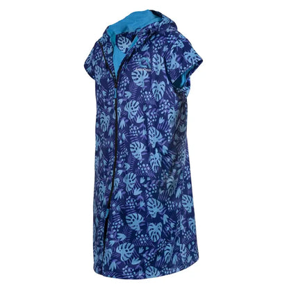 Swim Parka - Cap-Sleeved - Blue Lagoon