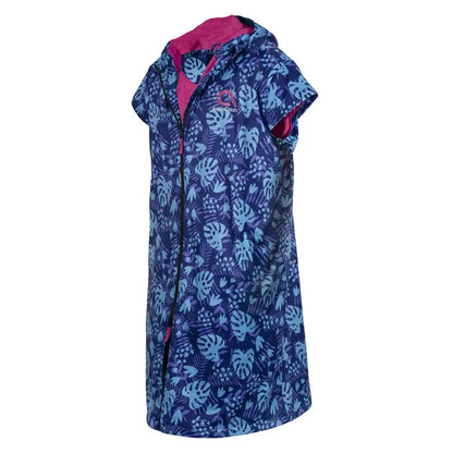 Swim Parka - Cap-Sleeved - Blue Lagoon