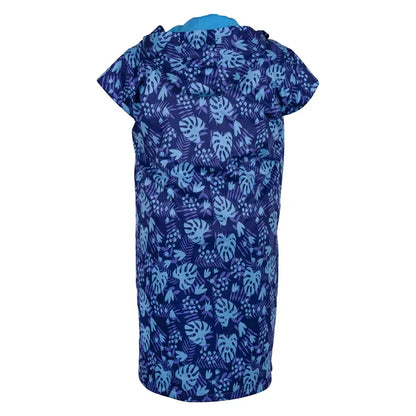 Swim Parka - Cap-Sleeved - Blue Lagoon