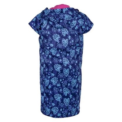 Swim Parka - Cap-Sleeved - Blue Lagoon