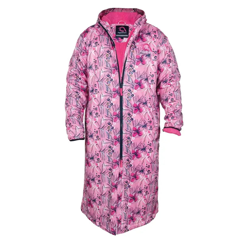 Swim Parka - Long-Sleeved - Tropical Blush