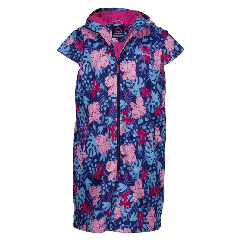 Swim Parka - Cap-Sleeved - Tropical