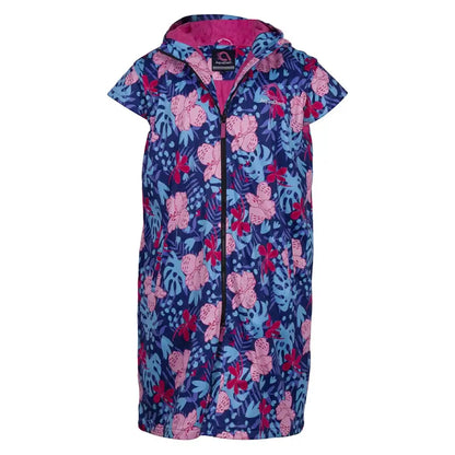 Swim Parka - Cap-Sleeved - Tropical