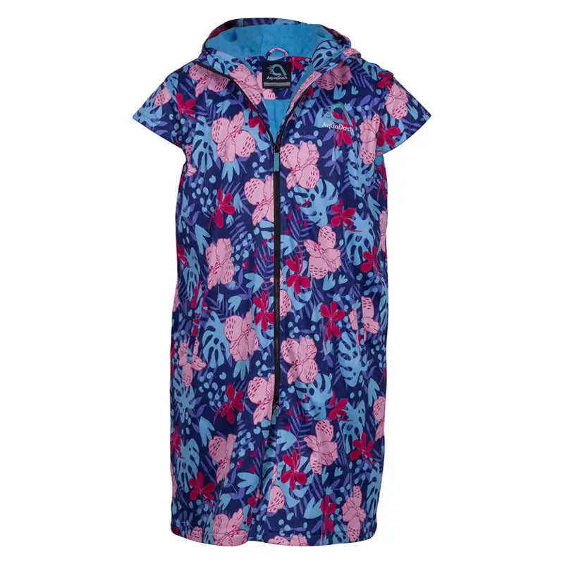 Swim Parka - Cap-Sleeved - Tropical