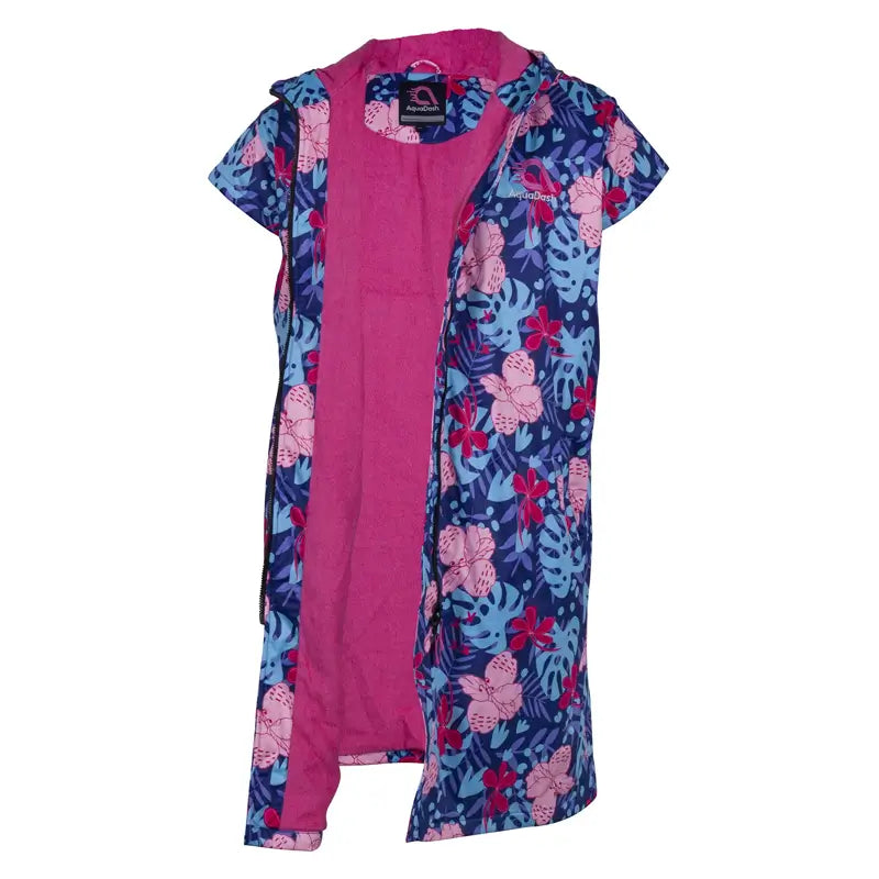 Swim Parka - Cap-Sleeved - Tropical