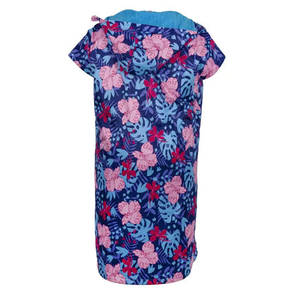 Swim Parka - Cap-Sleeved - Tropical