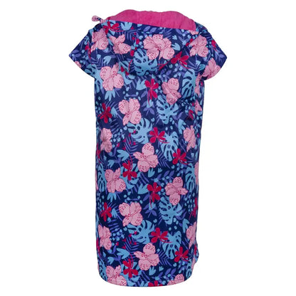 Swim Parka - Cap-Sleeved - Tropical