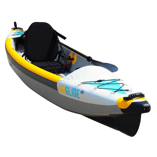 Air Glide 385 Full Drop-stitch Kayak with Pump and Paddle