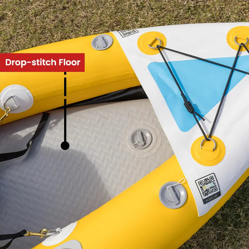 Air Glide Hybrid 285 Inflatable Kayak with Pump and Paddle