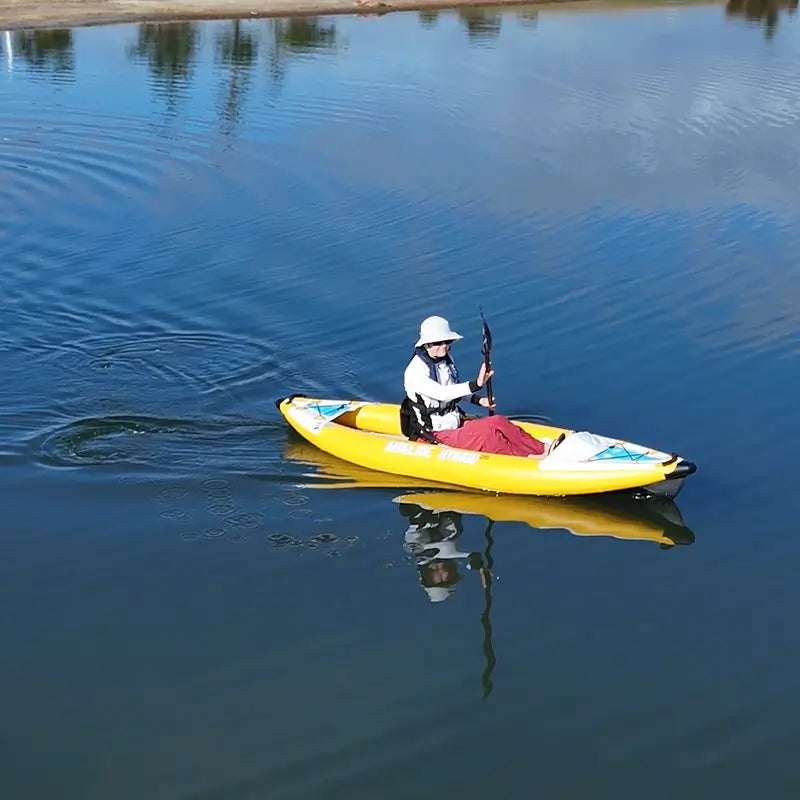 Air Glide Hybrid 285 Inflatable Kayak with Pump and Paddle