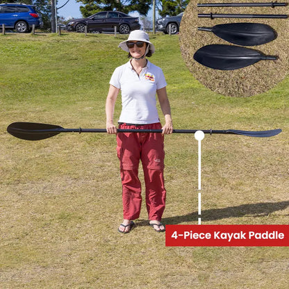 Air Glide Hybrid 285 Inflatable Kayak with Pump and Paddle