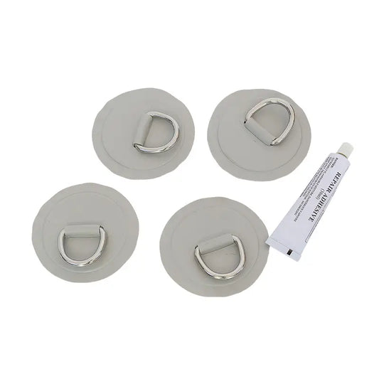 4 x Large D-Ring Kit with Glue