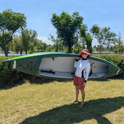 Odyssey Solo Kayak lifted by a woman