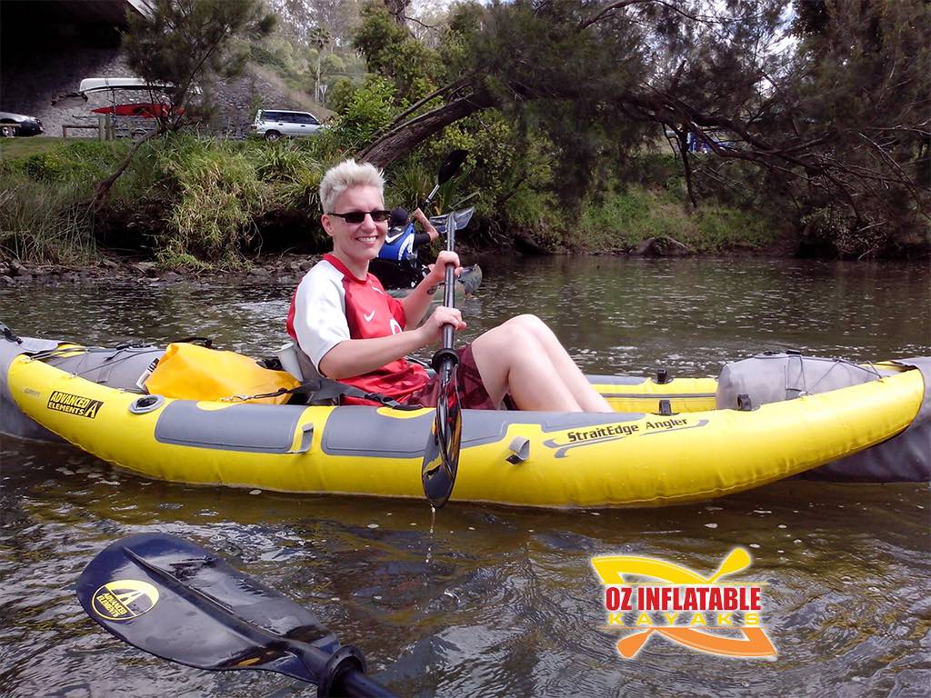 kayaking on the albert river
