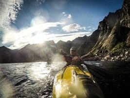 kayak paddling for fitness