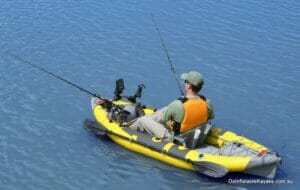 inflatable fishing kayak straitedge angler ae1006 ocean