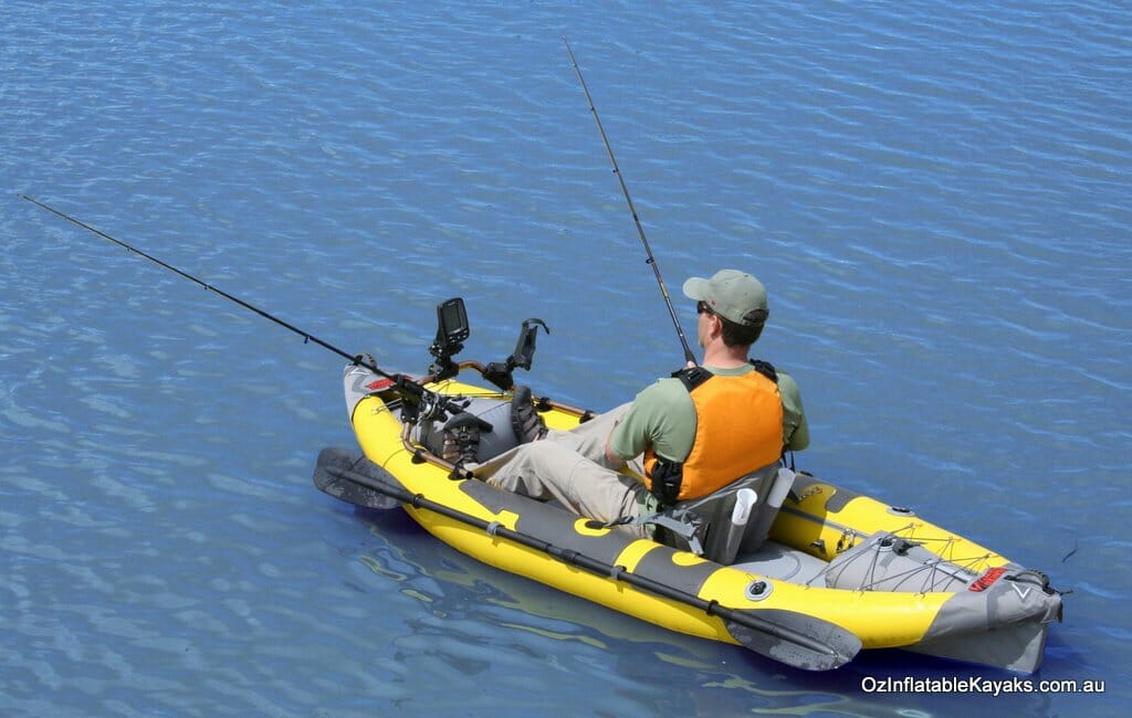 inflatable fishing kayak straitedge angler ae1006 ocean