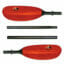 axis 230 4 part fibreglass kayak paddle