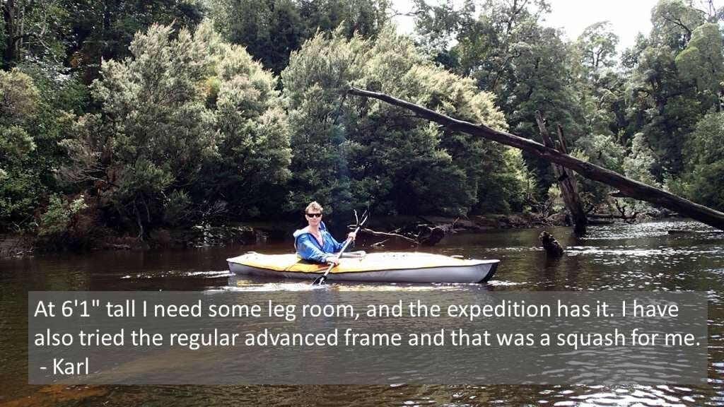 advanced frame expedition elite inflatable kayak leg room 1024x576 1