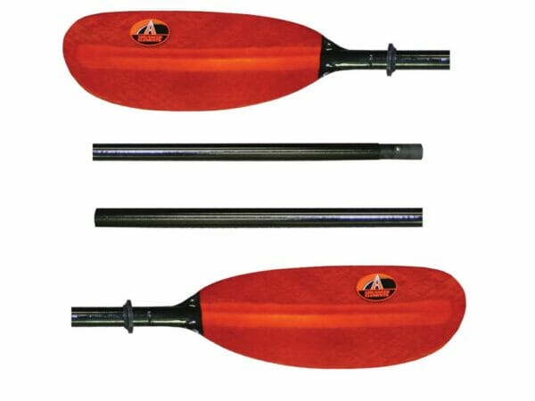 axis 230 4 part fibreglass kayak paddle collapsible