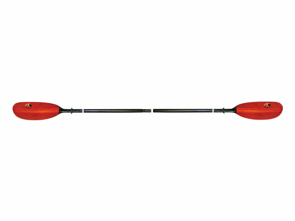 axis 230 4 part fibreglass kayak paddle long 1
