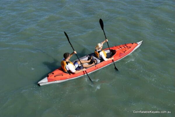 inflatable kayak advancedframe convertible AE1007 tandem 1