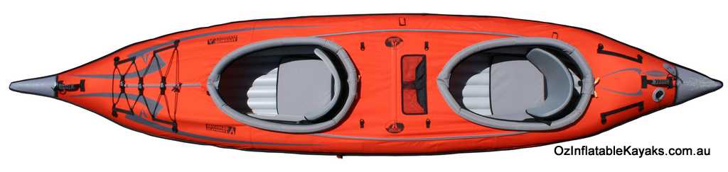 inflatable kayak advancedframe convertible AE1007 tandem down