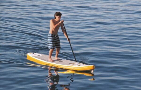 inflatable stand up paddle board fishbone AE1063 paddling 1 e1487046488221 1