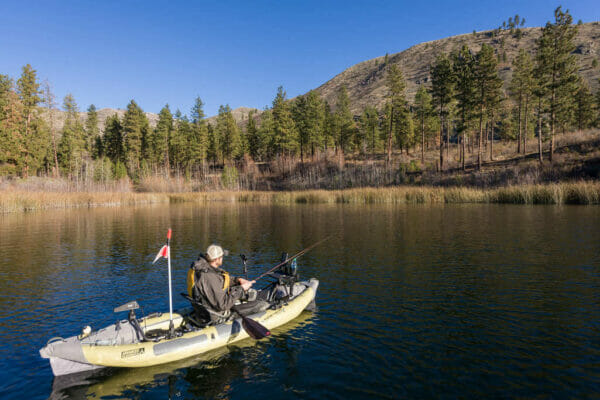 straitedge angler pro inflatable kayak fishing lake ae1055