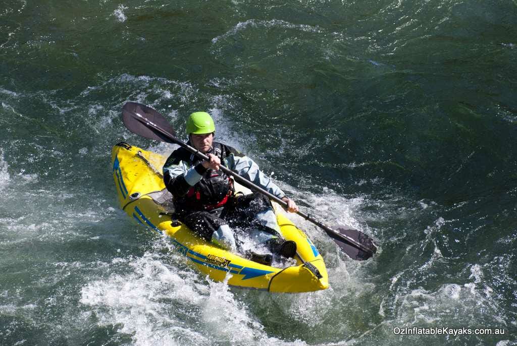 whitewater inflatable kayak attack AE1050 rapids