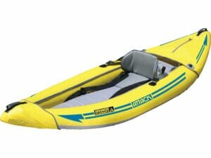 whitewater inflatable kayak attack AE1050 yellow