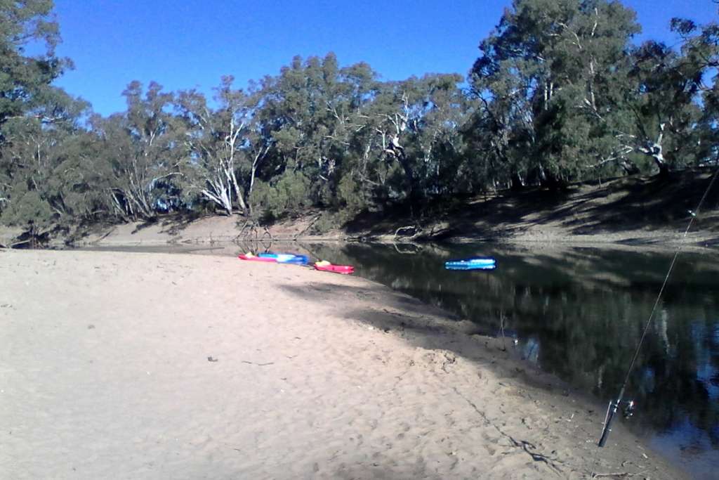Kayaking on the Murrumbidgee River in the AdvancedFrame Sport Kayak
