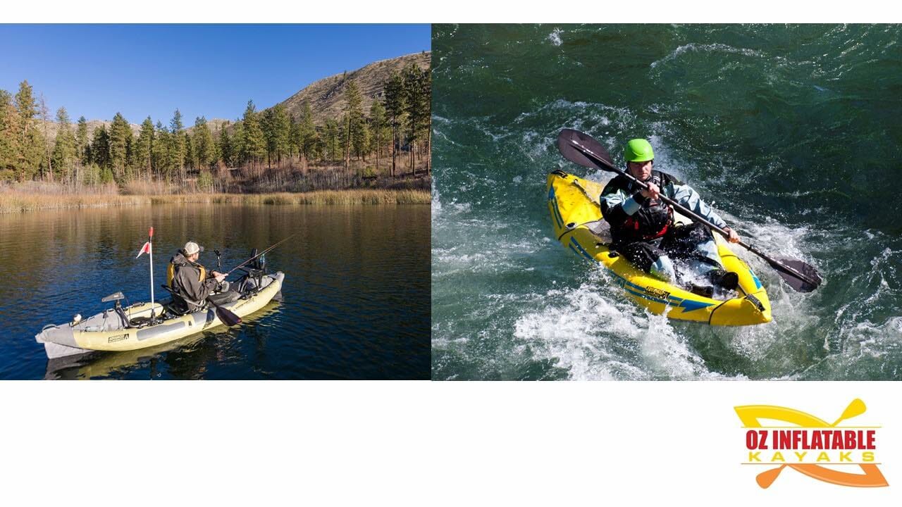 whitewater fishing specialty kayaks solo vs tandem kayaks 1