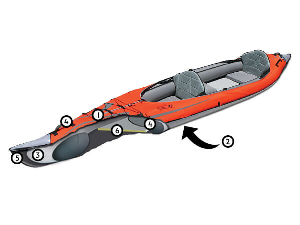 AdvancedFrame Convertible Elite Kayak AE1007-E