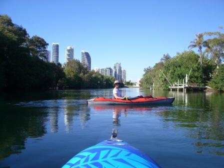 Kayaking on Cascade Gardens to Mermaid Waters