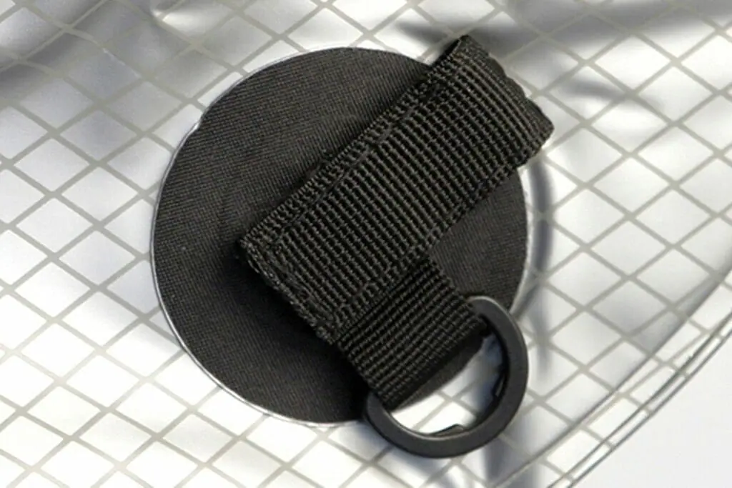 solar shower bag d rings