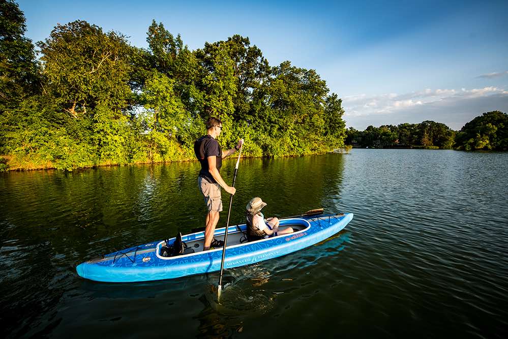 AirVolution2-Kayak-AE3030-In-Use-Standing