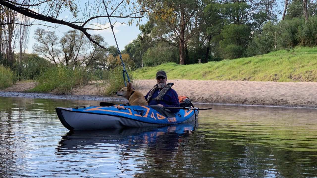 advancedframe expedition elite kayak dog