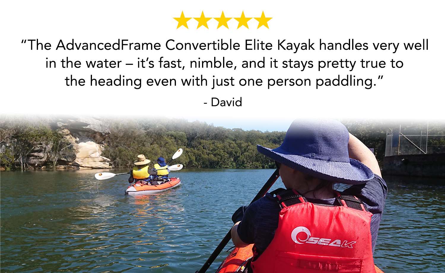 advancedframe convertible elite kayak david testimonial