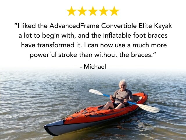 advancedframe convertible elite kayak michael testimonial