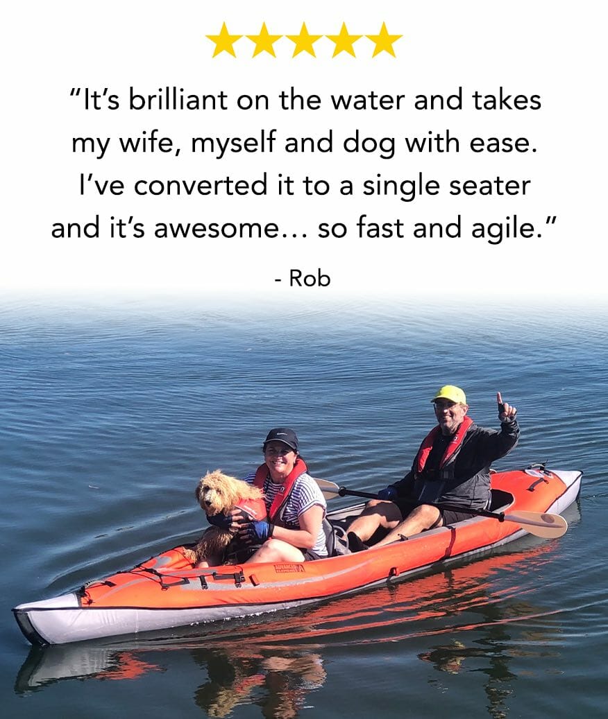 advancedframe convertible elite kayak rob testimonial