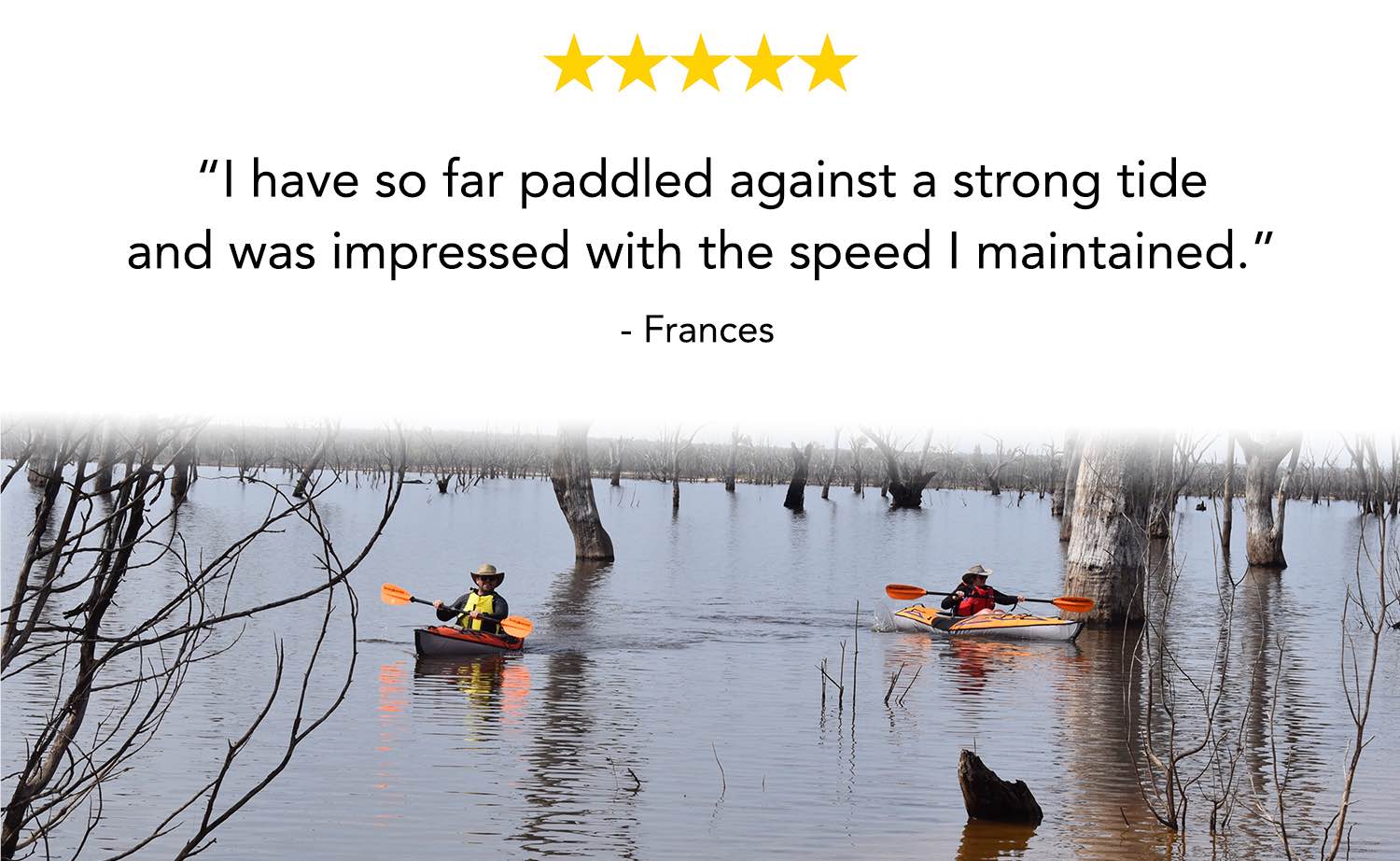 advancedframe sport kayak frances testimonial