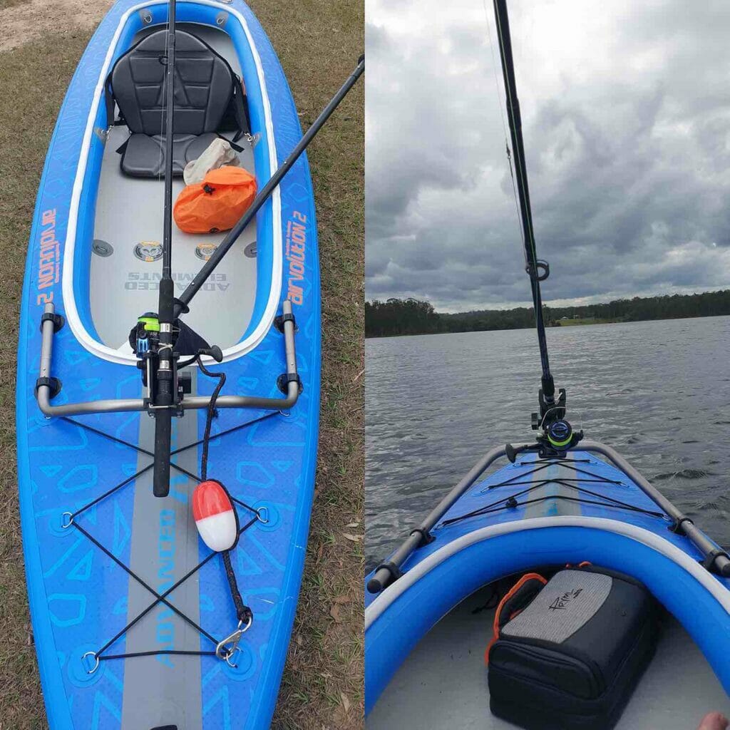 airvolution kayak fishing