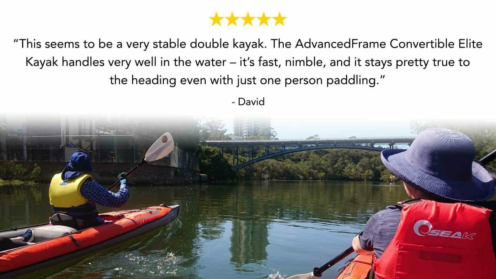 advancedframe convertible elite kayak david testimonial